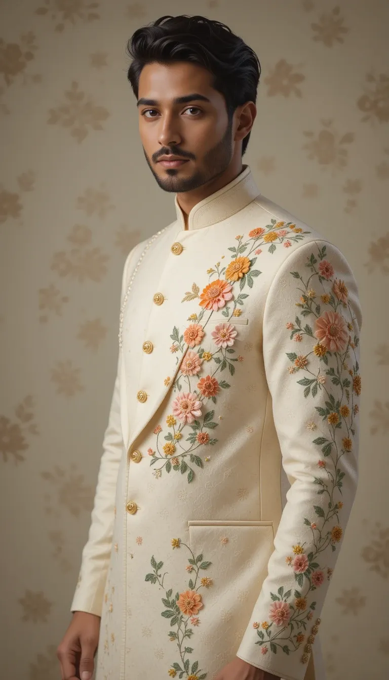 Home 5 men's sherwani for wedding free embroidery 41
