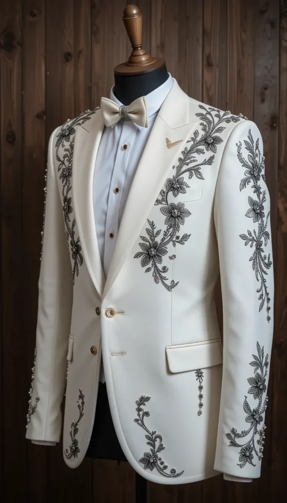 casual outfits with white blazer|Top 20 free patterns embroidery ai photo generator embroidery on black 5 casual outfits with white blazer ai embroidery 54