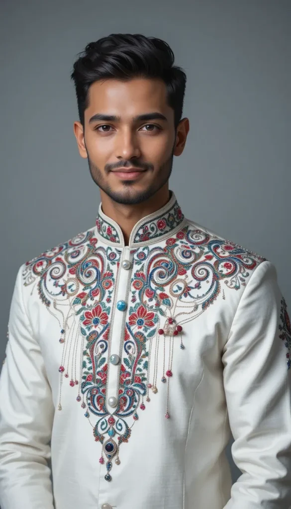 Indian Groom Sherwani Indo Western Suits |Top 20 Free Embroidery Patterns AI Design Generator 5 free embroidery patterns ai design 139